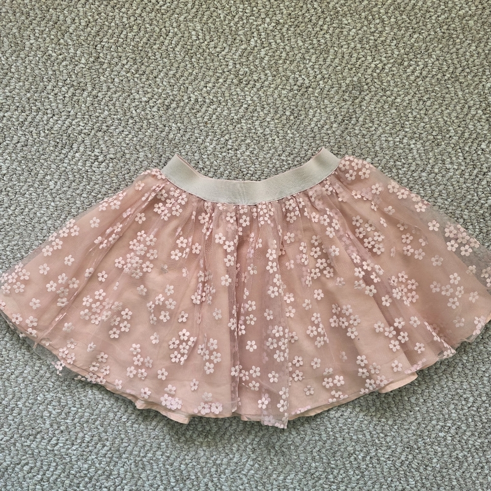 (2/$15) Mayoral Girls Tutu Skirt In Salmon Pink